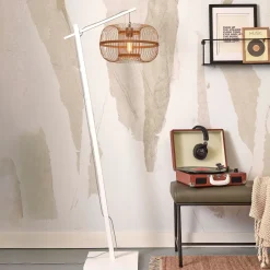 GOOD&MOJO Vloerlampen|Vloerlamp Hokkaido Bamboe, 150cm