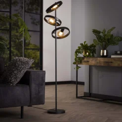 LifestyleFurn Vloerlampen|Vloerlamp Homer kleur Charchoal Charcoal