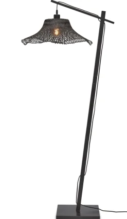 GOOD&MOJO Vloerlampen|Vloerlamp Ibiza Bamboe, 150cm