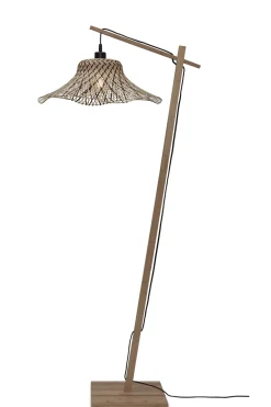 GOOD&MOJO Vloerlampen|Vloerlamp Ibiza Bamboe, 150cm