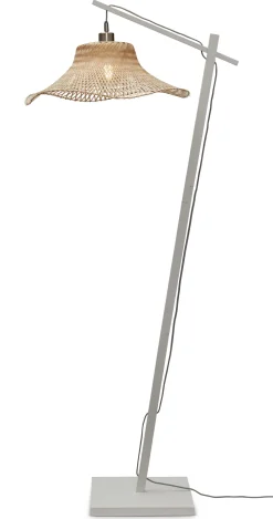 GOOD&MOJO Vloerlampen|Vloerlamp Ibiza Bamboe, 150cm