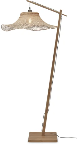 GOOD&MOJO Vloerlampen|Vloerlamp Ibiza Bamboe, 176cm