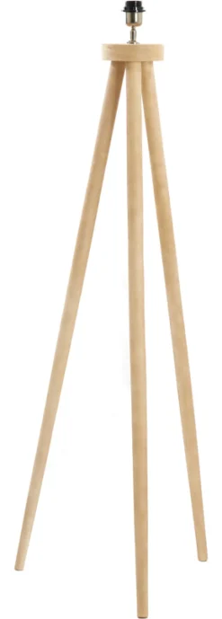 Light & Living Vloerlampen|Vloerlamp Ilias Mangohout, 122cm (excl. kap)