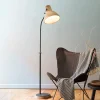 Light & Living Vloerlampen|Vloerlamp Imbert, donker bruin-mat zwart