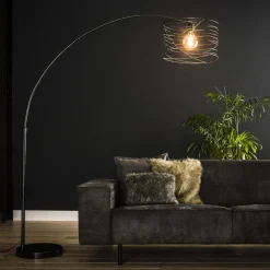 LifestyleFurn Vloerlampen|Vloerlamp Jacklynn Charcoal