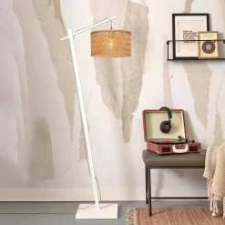 GOOD&MOJO Vloerlampen|Vloerlamp Java Bamboe, 150cm