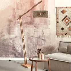 GOOD&MOJO Vloerlampen|Vloerlamp Java Bamboe, 207cm