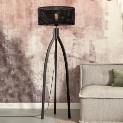 GOOD&MOJO Vloerlampen|Vloerlamp Java 3-poot, Bamboe