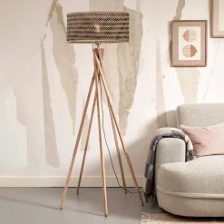 GOOD&MOJO Vloerlampen|Vloerlamp Java 5-poot, Bamboe