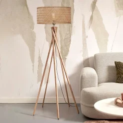 GOOD&MOJO Vloerlampen|Vloerlamp Java 5-poot, Bamboe