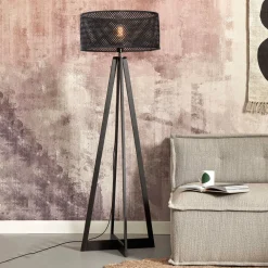 GOOD&MOJO Vloerlampen|Vloerlamp Java 4-poot, Bamboe