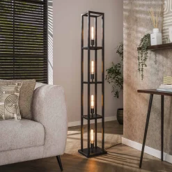 LifestyleFurn Vloerlampen|Vloerlamp Jocelyn 4-lamps