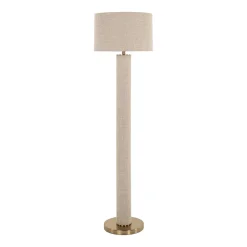 Richmond Interiors Vloerlampen|Vloerlamp Joline Linnen, 161cm hoog Beige
