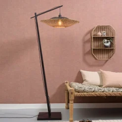 GOOD&MOJO Vloerlampen|Vloerlamp Kalimantan Bamboe, 176cm