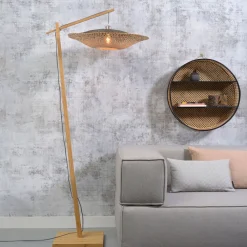 GOOD&MOJO Vloerlampen|Vloerlamp Kalimantan Bamboe, 176cm