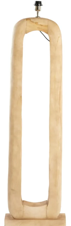 Light & Living Vloerlampen|Vloerlamp Kelafo Mangohout, 125cm (excl. kap)