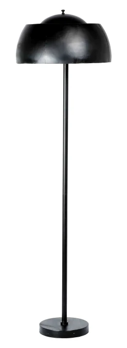 Livingfurn Vloerlampen|Vloerlamp Kyle 167cm Zwart