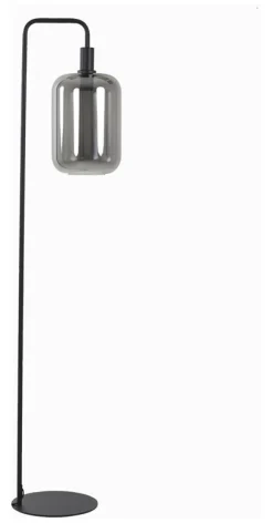 Light & Living Vloerlampen|Vloerlamp Lekar 155cm, kleur Zwart