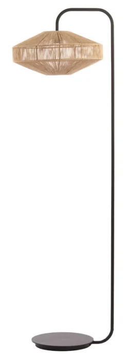 Light & Living Vloerlampen|Vloerlamp Lyra 164cm, kleur Naturel