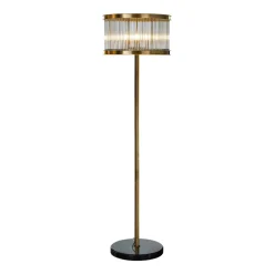 Richmond Interiors Vloerlampen|Vloerlamp Nadine 165cm, kleur Brons