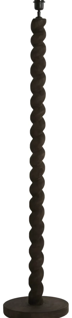 Light & Living Vloerlampen|Vloerlamp Nanno Mangohout, 138cm (excl. kap)