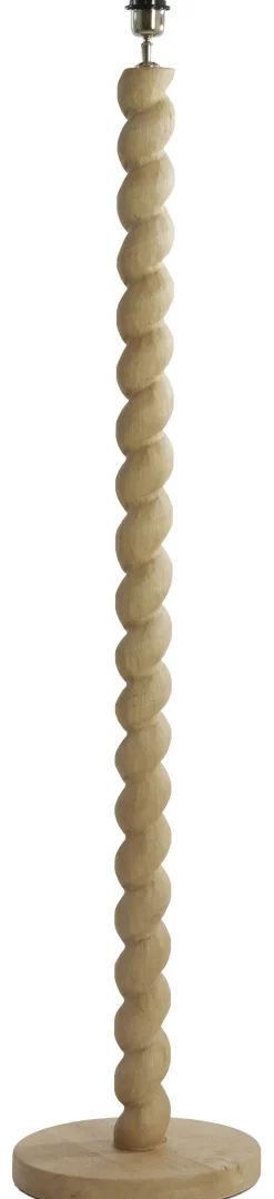 Light & Living Vloerlampen|Vloerlamp Nanno Mangohout, 138cm (excl. kap)