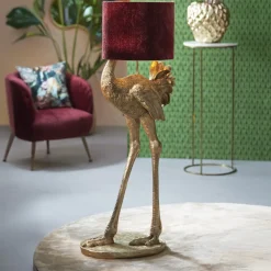 Light & Living Vloerlampen|Vloerlamp Ostrich 147cm Antiek brons