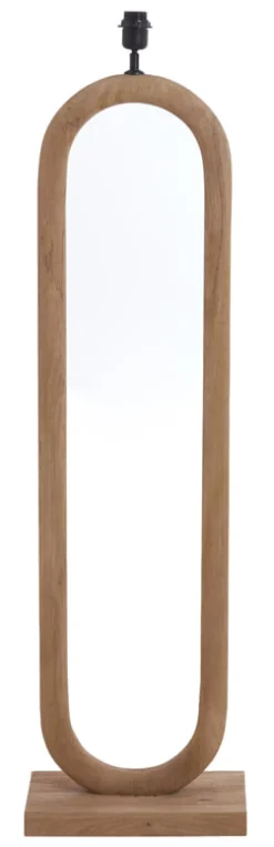 Light & Living Vloerlampen|Vloerlamp Paceco Mangohout, 119cm hoog (excl. kap)