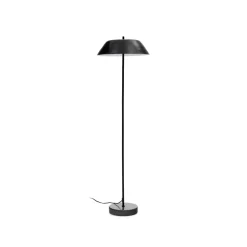 Kave Home Vloerlampen|Vloerlamp Sayra Marmer en metaal, 153cm Zwart