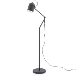 By-Boo Vloerlampen|Vloerlamp Sleek Zwart