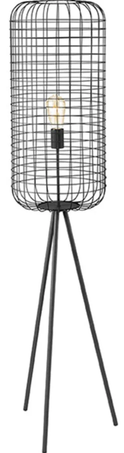 LABEL51 Vloerlampen|Vloerlamp Solido 146cm, kleur Zwart