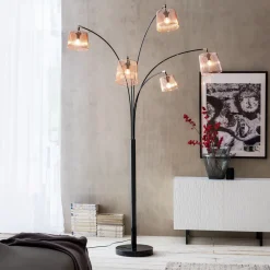 Artistiq Living Vloerlampen|Vloerlamp Stefanie 5-lamps Koper