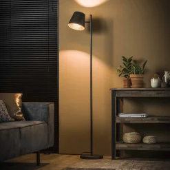 LifestyleFurn Vloerlampen|Vloerlamp Telly 157cm, kleur Charcoal