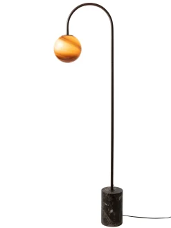it's about RoMi Vloerlampen|Vloerlamp Tivoli Travertin en glas, 163cm