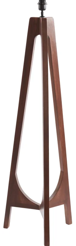 Light & Living Vloerlampen|Vloerlamp Troina Mangohout, 118cm (excl. kap)