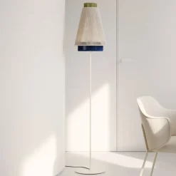 Kave Home Vloerlampen|Vloerlamp Yuvia 163cm, Jute Meerkleurig