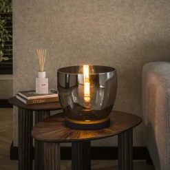 LifestyleFurn Tafellampen|Vloerlampen|Vloerlamp/Tafellamp Mikado Glas, 27cm hoog