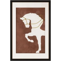 Richmond Interiors Wandpanelen|Wall Art Blazer 120 x 80cm Bruin