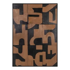 Richmond Interiors Wandpanelen|Wall Art Cascade 140 x 100cm Bruin