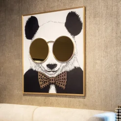 Richmond Interiors Schilderijen|Wall Art Shiny Panda 130 x 118cm
