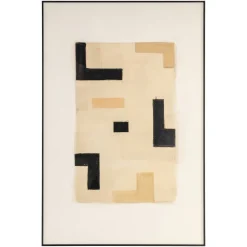 Richmond Interiors Wandpanelen|Wall Art Vortex 120 x 80cm Beige