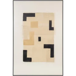 Richmond Interiors Wandpanelen|Wall Art Vortex 120 x 80cm Beige