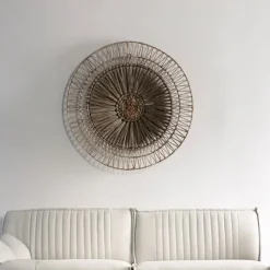 MUST Living Wandpanelen|Wanddecoratie Camellia Abaca en mendong