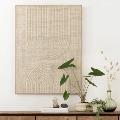 MUST Living Wandpanelen|Wanddecoratie Japanese Garden Palmblad Naturel