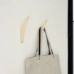 Ethnicraft Wandkapstokken|Wandhaak PI Mahoniehout, Set van 2 stuks