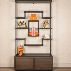 Richmond Interiors Wandrekken & Wandkasten|Wandkast Bonvoy Eiken, 222 x 120cm