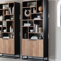 DTP Home Wandrekken & Wandkasten|Wandkast Cosmo Teakhout Naturel