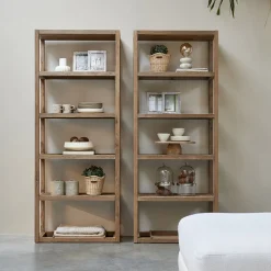 Rivièra Maison Wandrekken & Wandkasten|Wandkast Fraser Island Eikenhout, 200 x 80cm