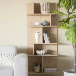 Eleonora Wandrekken & Wandkasten|Wandkast Renee Eiken, 160 x 70cm Naturel