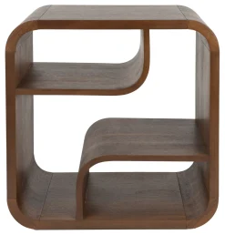 Zuiver Wandrekken & Wandkasten|Wandkast Seven Walnoot, 60 x 60cm